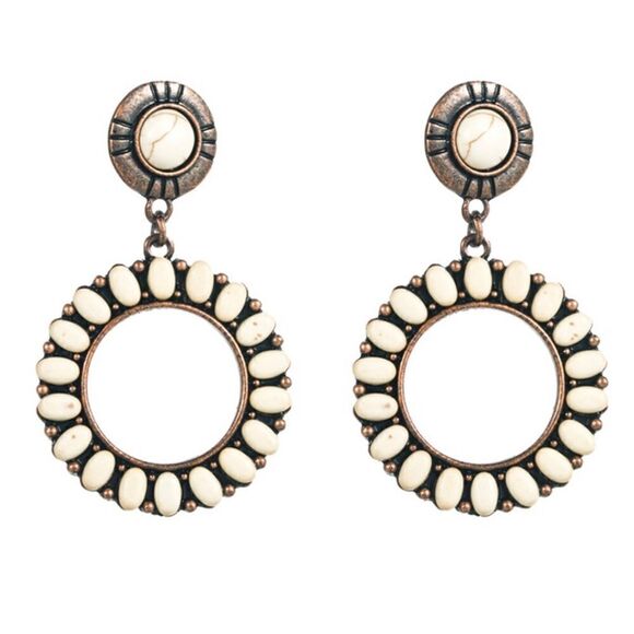 Southwestern Turquoise Earrings NWT - Picture 2 of 7